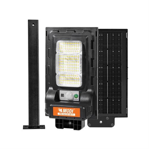Đèn đường liền thể năng lượng mặt trời Modi MD-SLT27-50-T WH Màu Đen