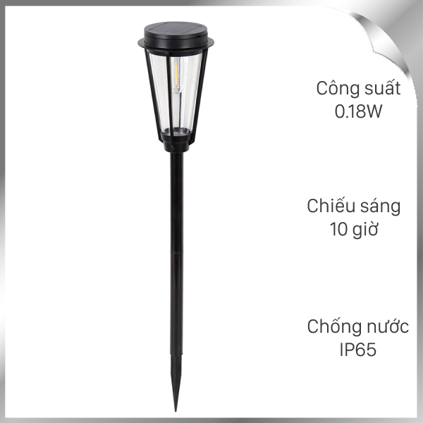 Đèn cắm cỏ năng lượng mặt trời Modi MD-SOLAR-H1010 WW