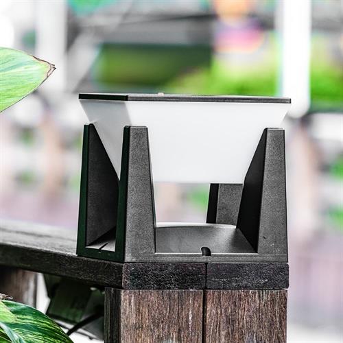 Đèn trụ cổng năng lượng mặt trời Modi MD-SPL-F260 WW+WH Màu Trắng