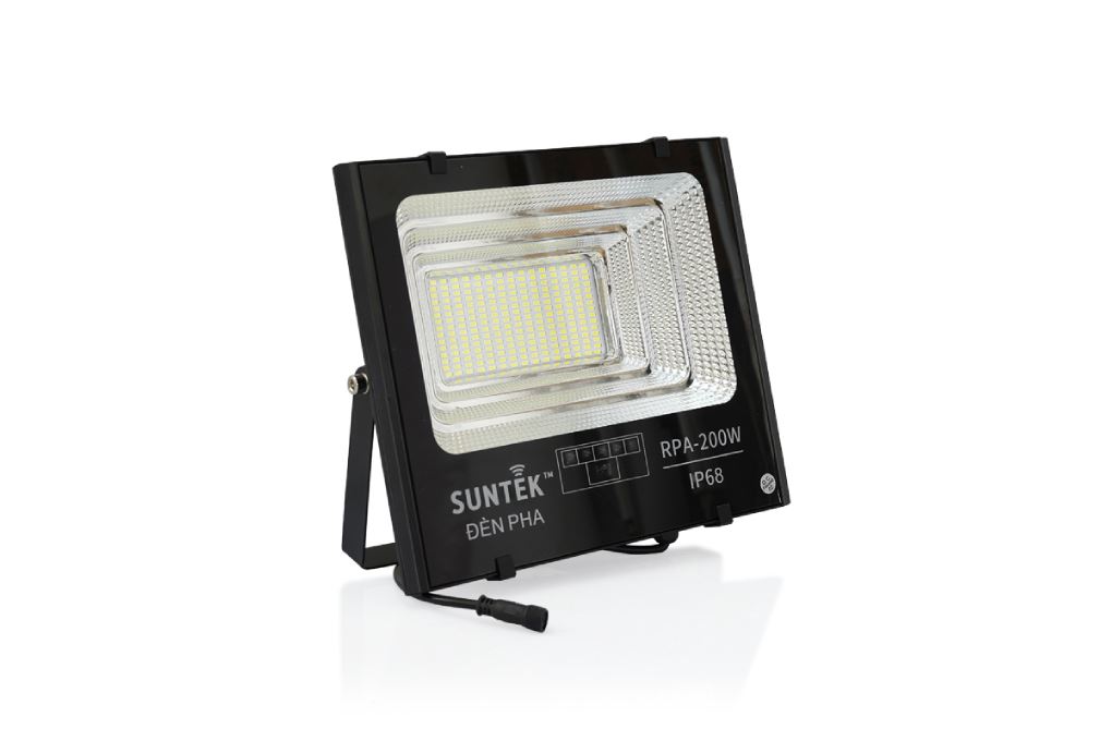 Đèn pha năng lượng mặt trời SUNTEK RPA-200W Màu Đen
