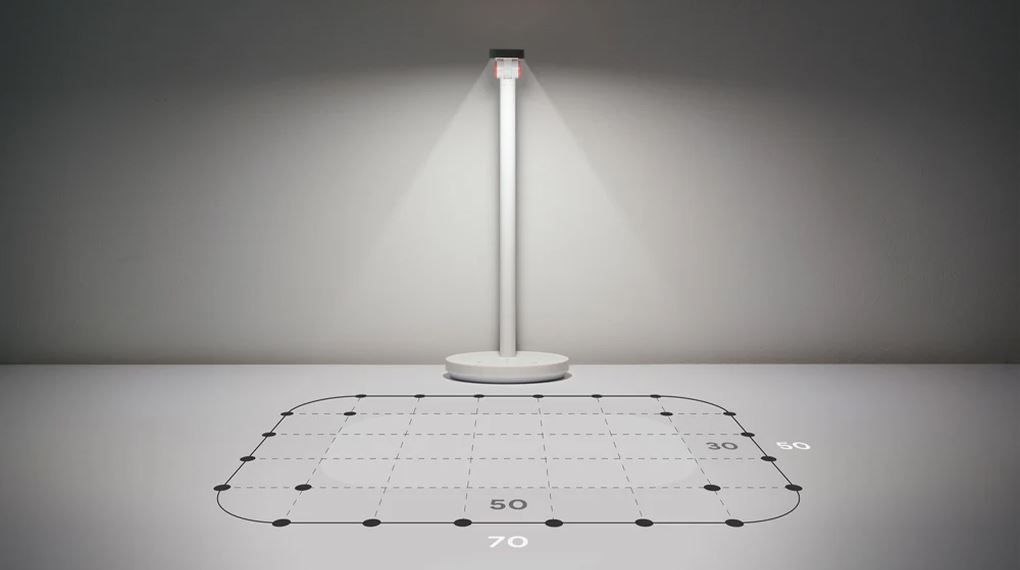 HyperWork Nova HPW-DL02-WHT độ sáng 1000 lumen cho không gian làm việc rõ ràng
