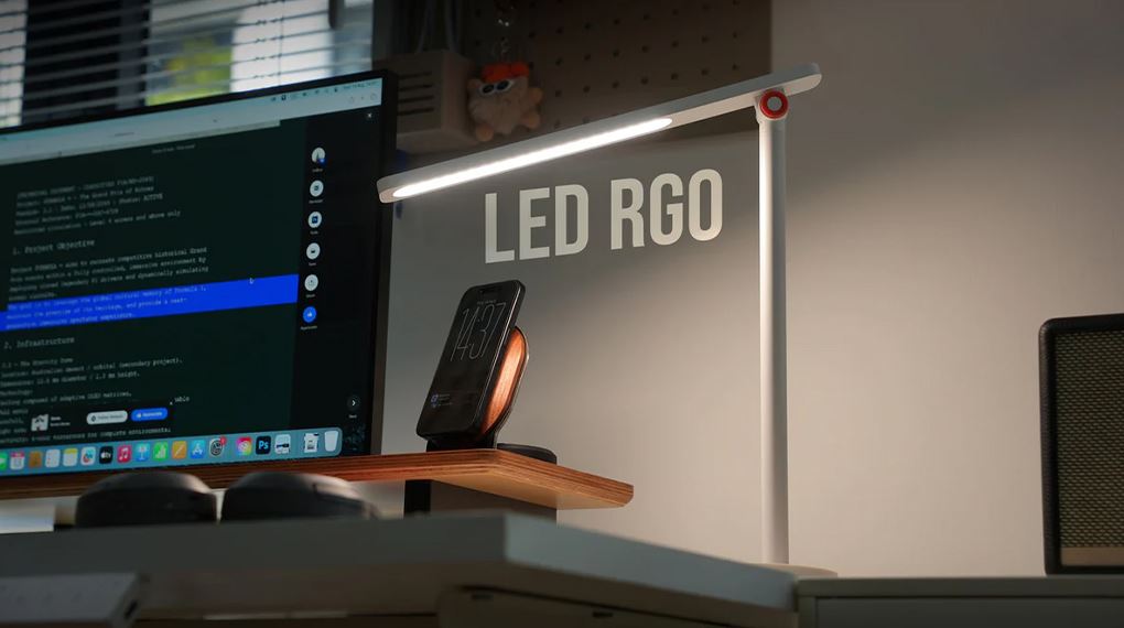 Chip LED RG0 trên HyperWork Nova HPW-DL02-WHT giúp ánh sáng dịu mắt hơn khi sử dụng