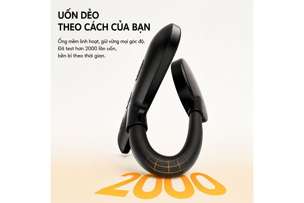 Đèn Livestream Magnetic Cổ Vịt Gắn Điện Thoại 2W 400mAh Ulanzi M10 Màu Đen