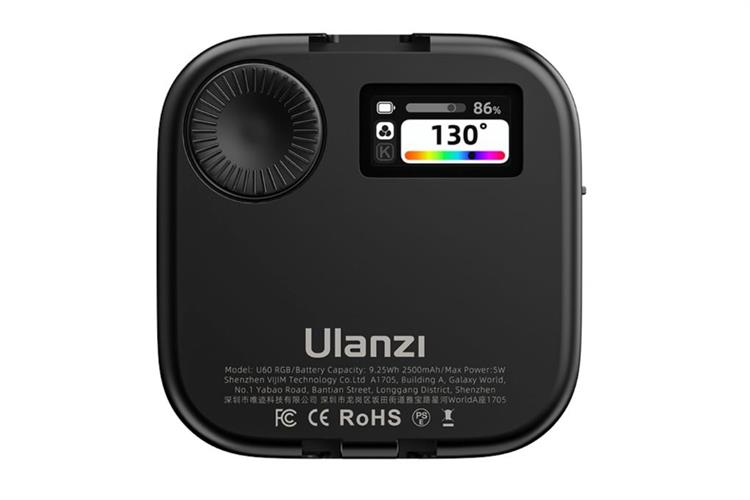 Đèn Livestream LED RGB Full Color 60 Bóng 5W 2500mAh Ulanzi U60 Màu Đen