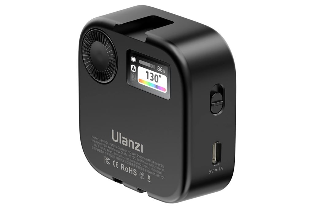 Đèn Livestream LED RGB Full Color 60 Bóng 5W 2500mAh Ulanzi U60 Màu Đen