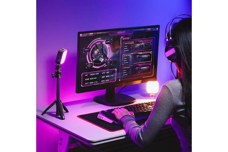 Đèn Livestream LED RGB Full Color 60 Bóng 5W 2500mAh Ulanzi U60 Màu Đen