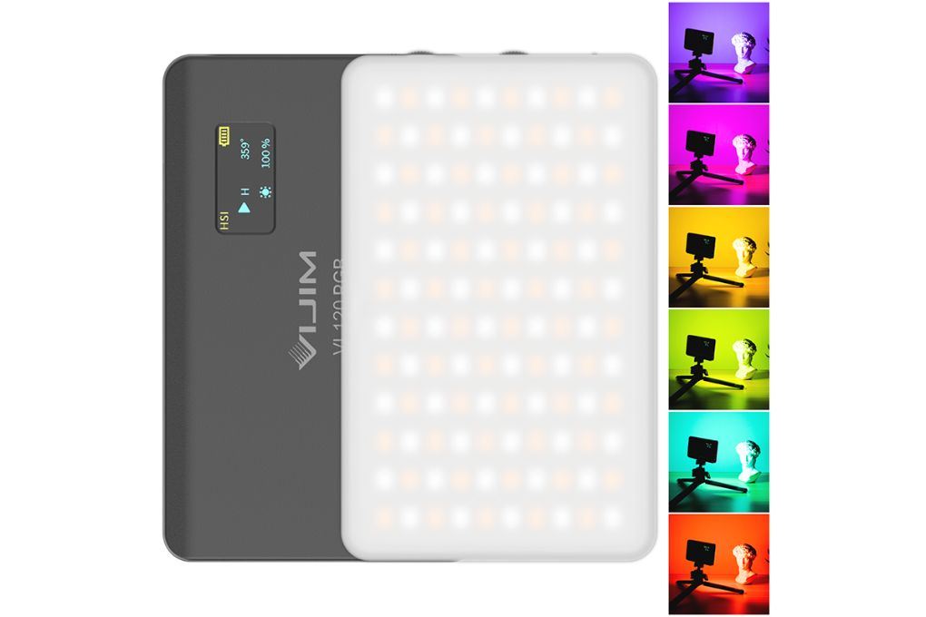 Đèn Livestream LED RGB Full Color 120 Bóng 5W 3100mAh Ulanzi VL120RG Màu Đen