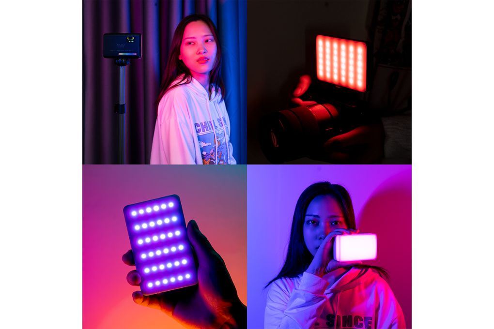 Đèn Livestream LED RGB Full Color 120 Bóng 5W 3100mAh Ulanzi VL120RG Màu Đen