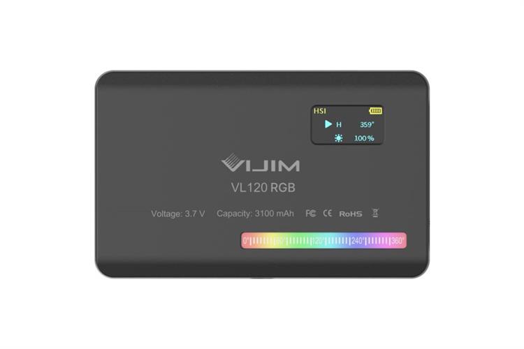 Đèn Livestream LED RGB Full Color 120 Bóng 5W 3100mAh Ulanzi VL120RG Màu Đen