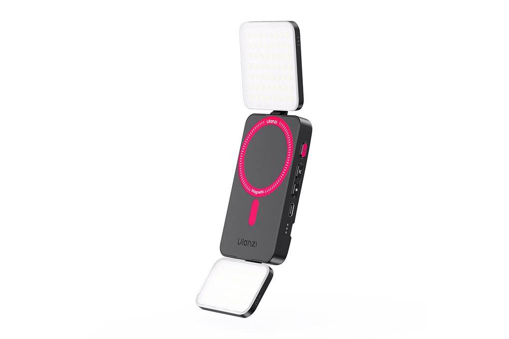 Đèn Livestream Magnetic Gắn Điện Thoại 3W 750mAh Ulanzi GL01 Màu Đen