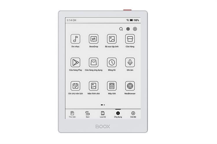 Combo máy đọc sách Boox Savi 6 6 inch 32 GB Màu Trắng