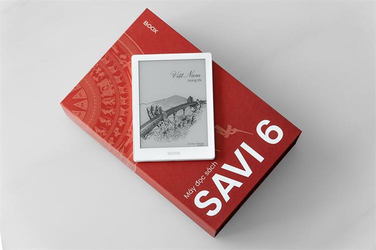 Combo máy đọc sách Boox Savi 6 6 inch 32 GB Màu Trắng