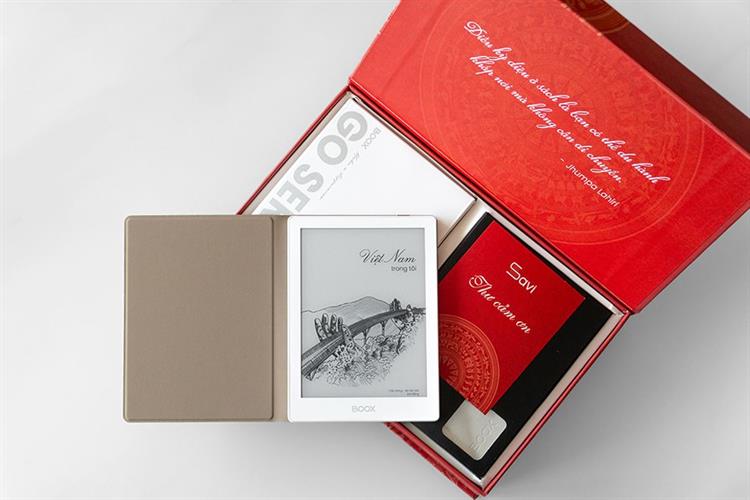 Combo máy đọc sách Boox Savi 6 6 inch 32 GB Màu Trắng