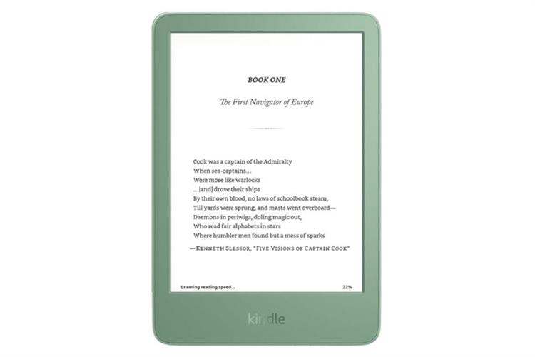 Máy đọc sách New Kindle 2024 6 inch 16 GB Màu Xanh lá