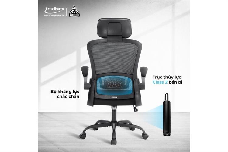Ghế công thái học Ergonomic WARRIOR Pawn Series WEC106 Màu Đen
