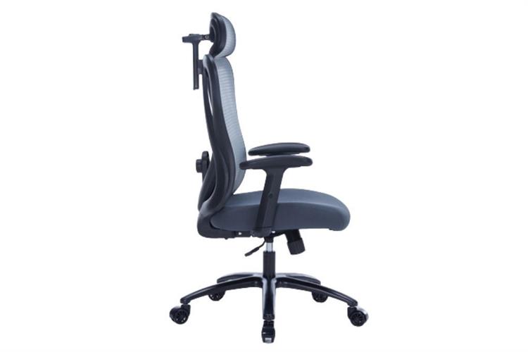 Ghế Công Thái Học Ergonomic WARRIOR Hero series WEC501 Plus Đen Xám Màu Xám