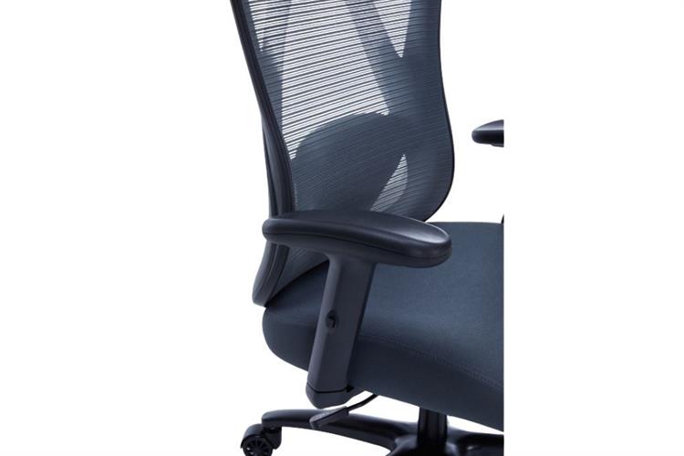 Ghế Công Thái Học Ergonomic WARRIOR Hero series WEC501 Plus Đen Xám Màu Xám