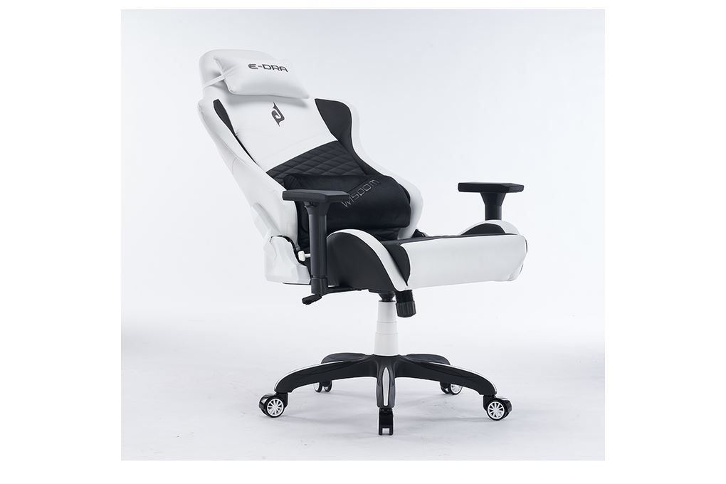 Ghế Gaming EDRA Wisdom EGC231 Đen Trắng Màu Đen/Trắng