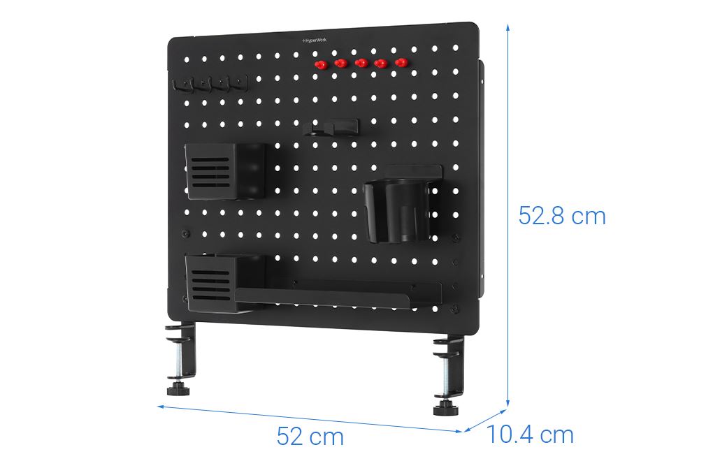 Bảng treo đồ Pegboard Hyperwork PG02 Đen - 12