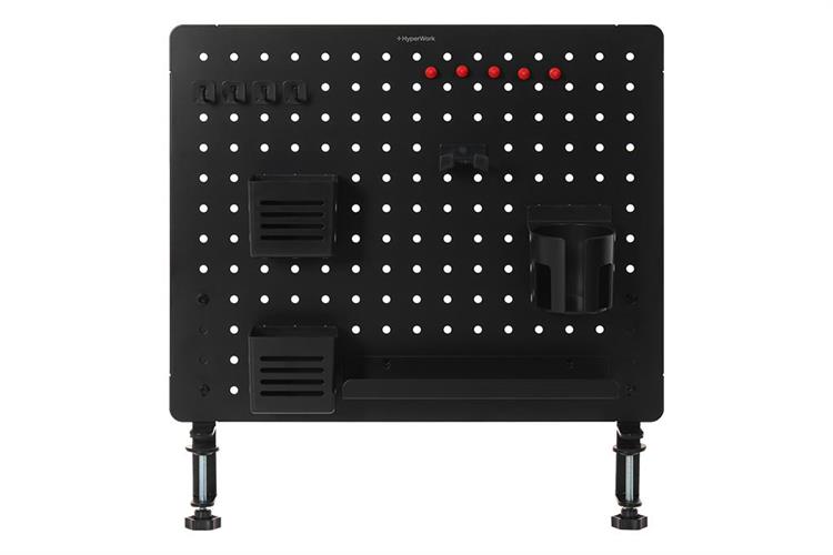 Bảng treo đồ Pegboard Hyperwork PG02 Đen Màu Đen