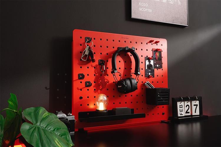 Bảng treo đồ Pegboard Hyperwork PG02 Đỏ Màu Đỏ