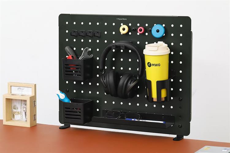 Bảng treo đồ Pegboard Hyperwork PG02 Xanh Màu Xanh Oliu