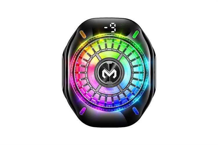 Quạt tản nhiệt điện thoại MEMO CX10 RGB Pro 10W Màu Đen