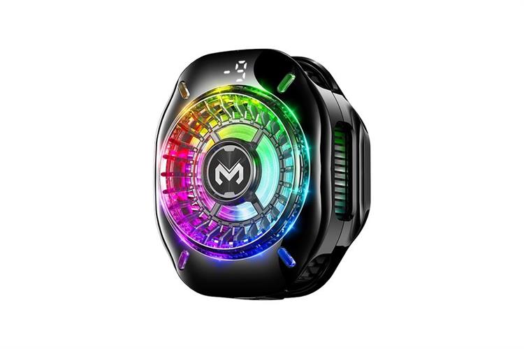 Quạt tản nhiệt điện thoại MEMO CX10 RGB Pro 10W Màu Đen
