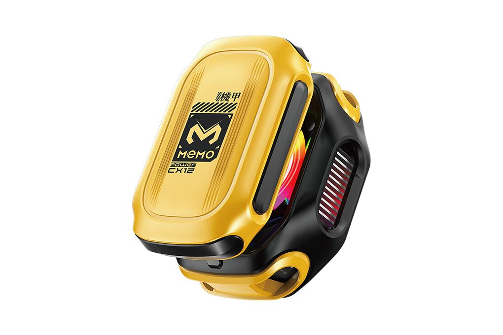 Quạt tản nhiệt điện thoại kèm pin MEMO CX12 Màu Đen - Vàng