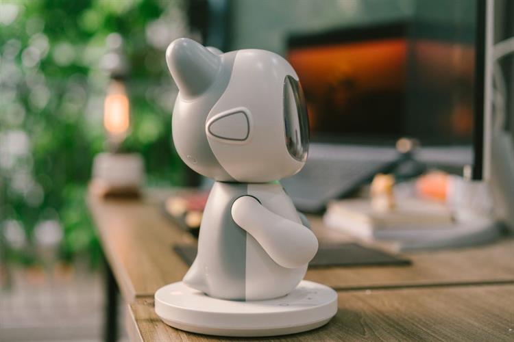 Robot thông minh học tiếng anh Pika PK01 Màu Trắng - Xám