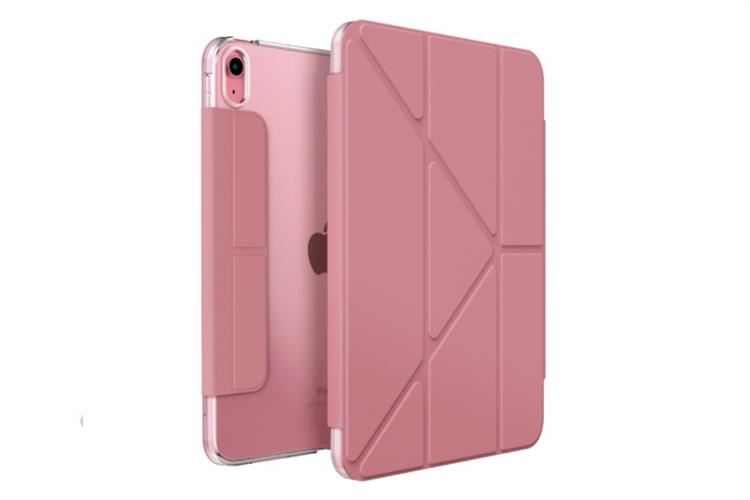 Bao da nắp gập iPad 10 UniQ Camden Màu Hồng