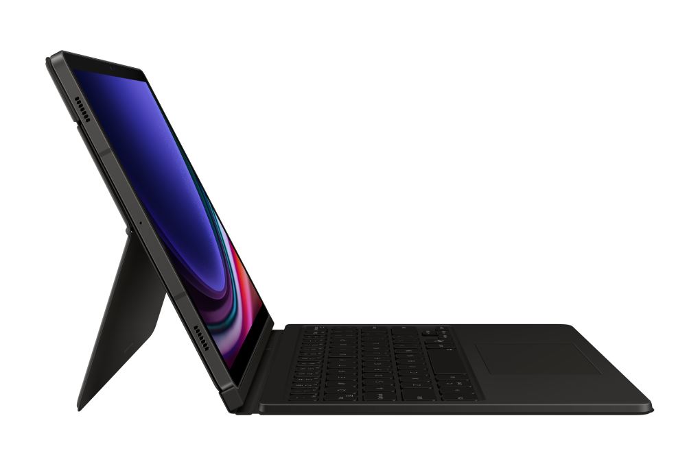 Bao da Galaxy Tab S9/ Tab S9 FE/ Tab S10 FE/ Tab S10 Lite Samsung kèm bàn phím AI (Pad chuột) Chính hãng Màu Đen