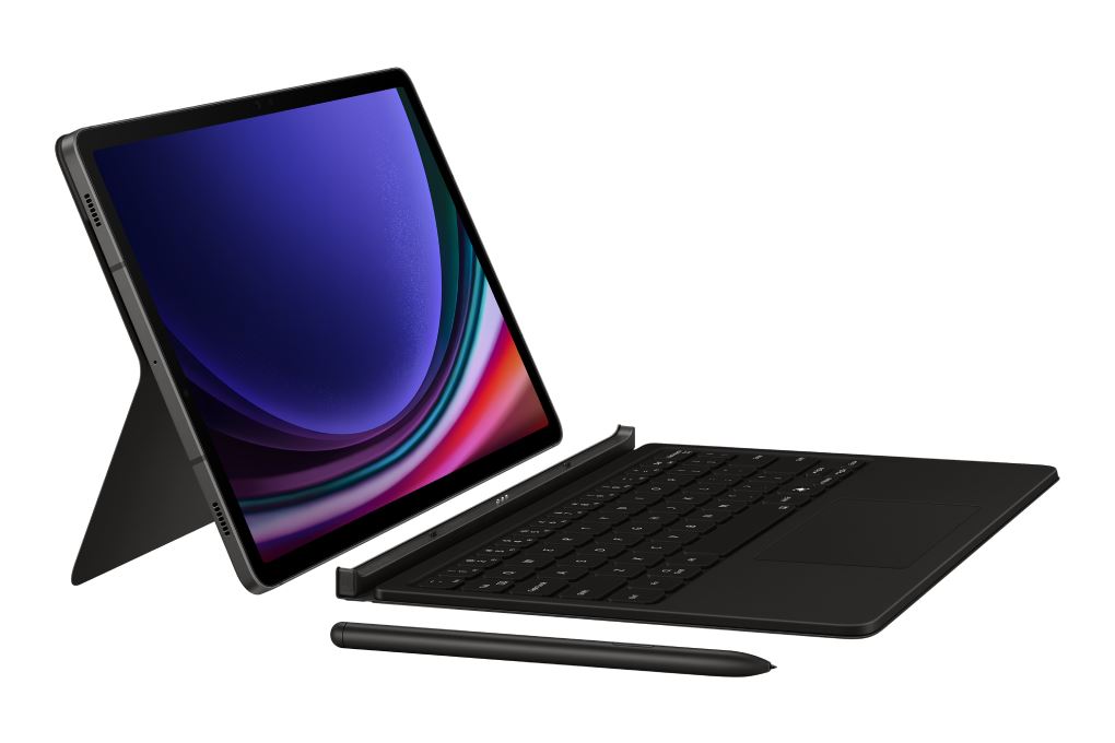 Bao da Galaxy Tab S9/ Tab S9 FE/ Tab S10 FE/ Tab S10 Lite Samsung kèm bàn phím AI (Pad chuột) Chính hãng Màu Đen