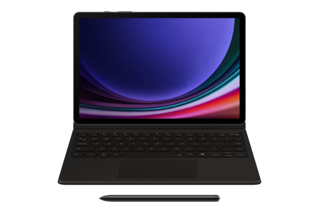 Bao da Galaxy Tab S9/ Tab S9 FE/ Tab S10 FE/ Tab S10 Lite Samsung kèm bàn phím AI (Pad chuột) Chính hãng Màu Đen