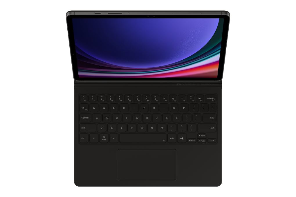 Bao da Galaxy Tab S9/ Tab S9 FE/ Tab S10 FE/ Tab S10 Lite Samsung kèm bàn phím AI (Pad chuột) Chính hãng Màu Đen