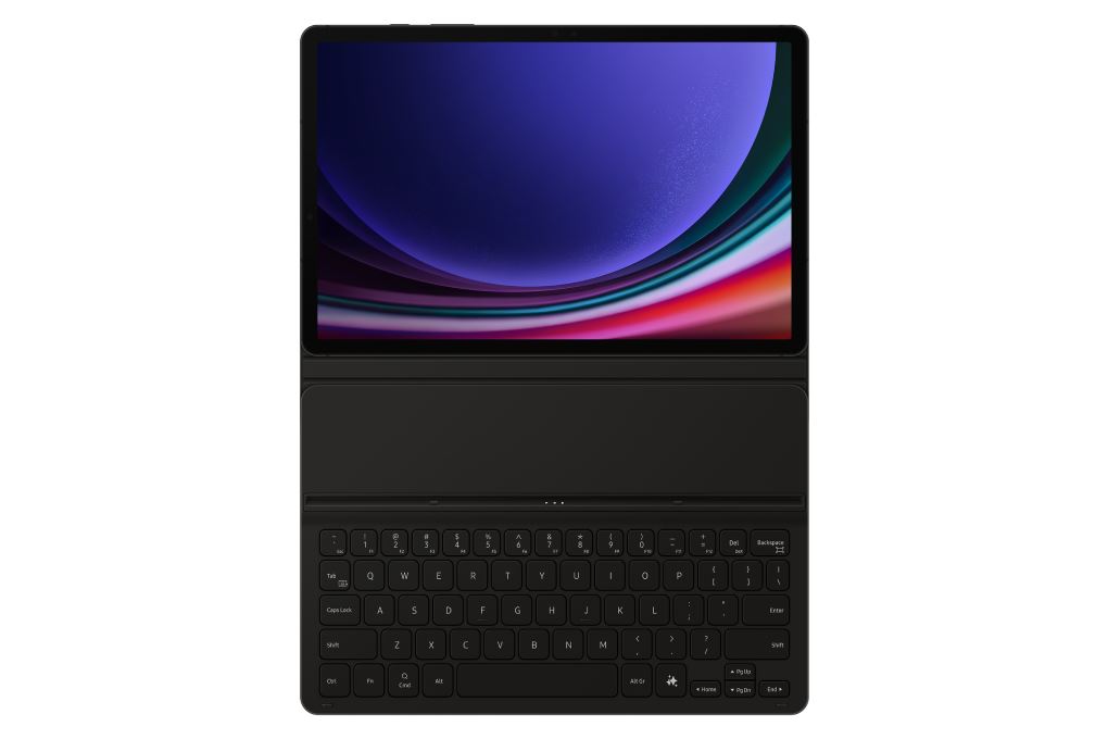 Bao da Galaxy Tab S9/ Tab S9 FE/ Tab S10 FE/ Tab S10 Lite Samsung kèm bàn phím AI Chính hãng Màu Đen
