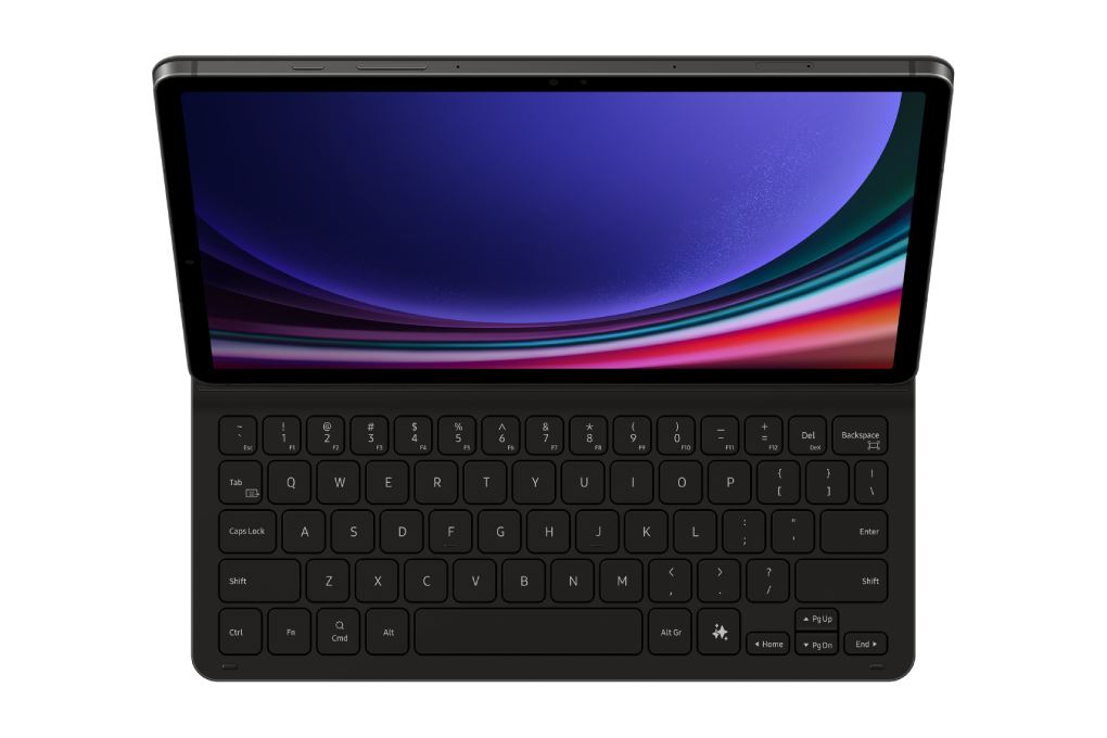 Bao da Galaxy Tab S9/ Tab S9 FE/ Tab S10 FE/ Tab S10 Lite Samsung kèm bàn phím AI Chính hãng Màu Đen