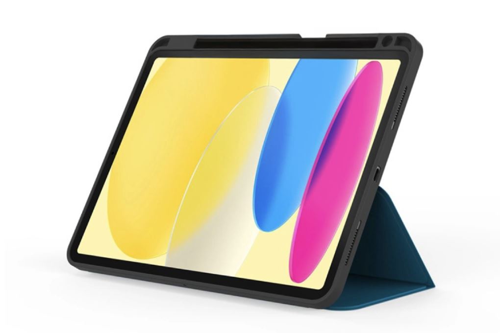 Bao da iPad A16/ iPad 10 Nhựa TPU Da PU JCPAL Flexa Màu Xanh Dương