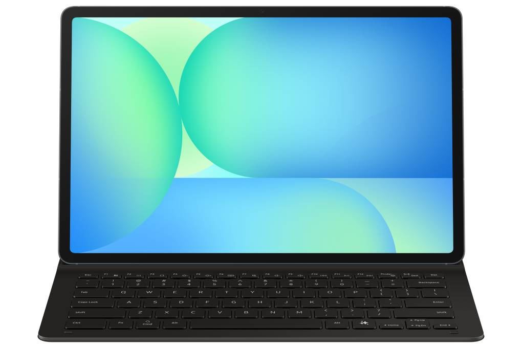 Bao da nắp gập Galaxy Tab S10 FE+ Samsung kèm bàn phím AI Chính hãng Màu Đen