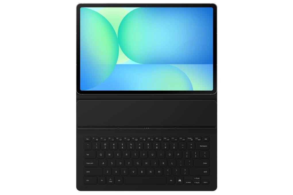 Bao da nắp gập Galaxy Tab S10 FE+ Samsung kèm bàn phím AI Chính hãng Màu Đen