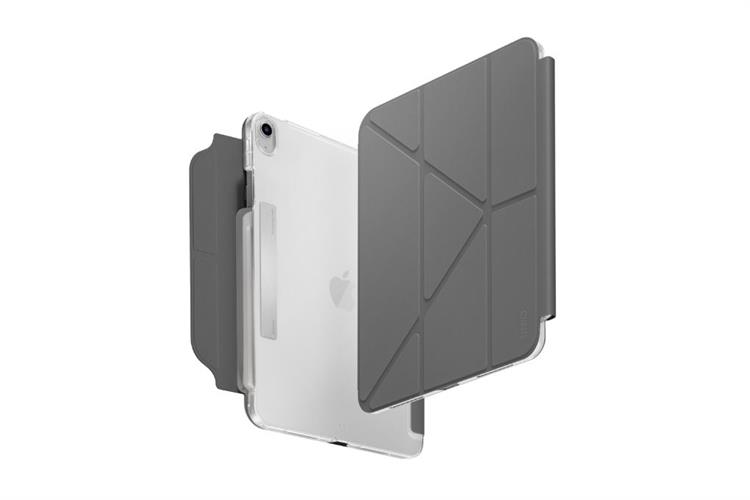 Bao da iPad A16/ iPad 10 PU PC UNIQ CAMDEN CLICK Màu Xám