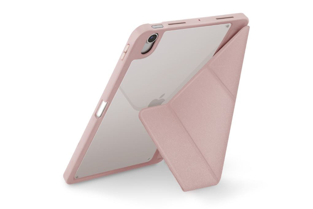 Bao da iPad A16/ iPad 10 PU PC TPU UNIQ MOVEN Màu Hồng