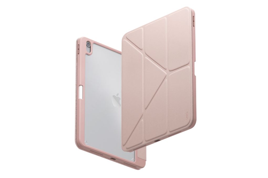 Bao da iPad A16/ iPad 10 PU PC TPU UNIQ MOVEN Màu Hồng