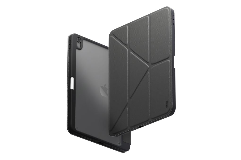 Bao da iPad A16/ iPad 10 PU PC TPU UNIQ MOVEN Màu Xám