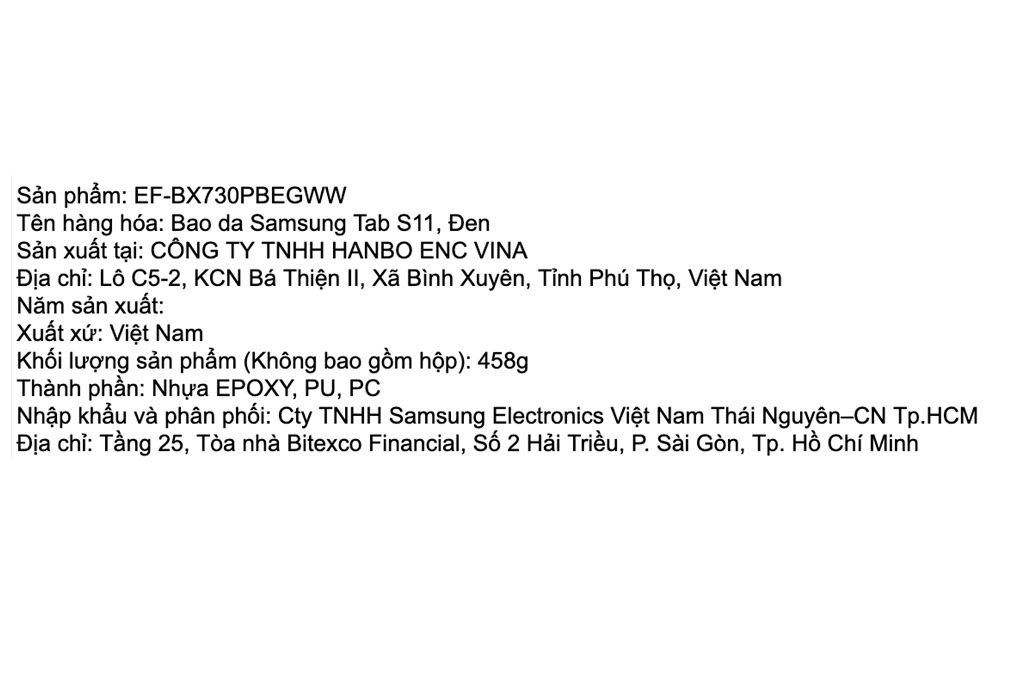 Bao da Galaxy Tab S11 Samsung Chính hãng - 9