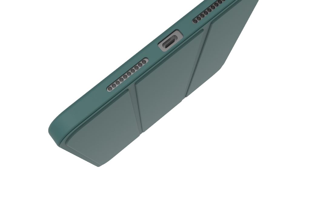 Bao da nắp gập iPad 11/iPad 10 PU JCPAL DuraPro Màu Xanh lá