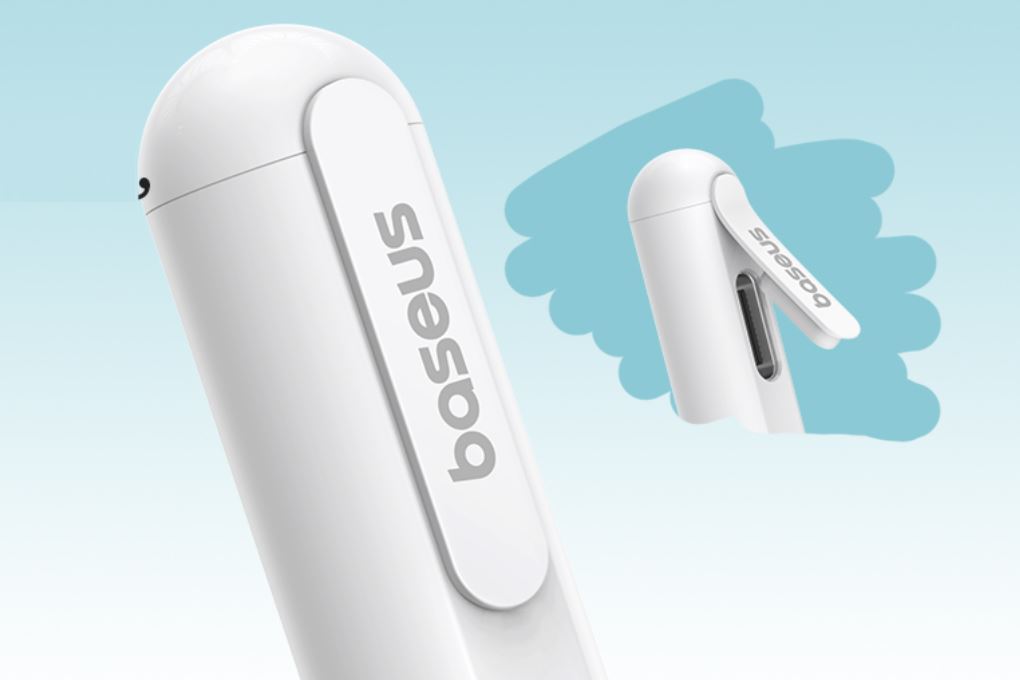 Bút cảm ứng Baseus Smooth Writing 3 Wired Charging Stylus Active Wireless Version Moon White BS-PS052 Màu Trắng