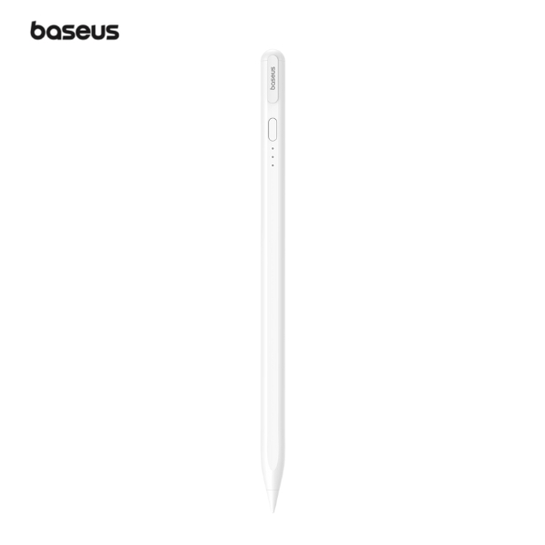 Bút cảm ứng Baseus Smooth Writing 3 Wired Charging Stylus Active Wireless Version Moon White BS-PS05