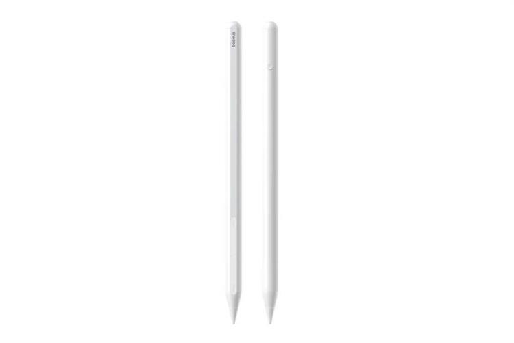 Bút cảm ứng Baseus Smooth Writing PS3 Pro 360° Touch Operation Wired Charging Stylus Moon White BS-PS054 Màu Trắng