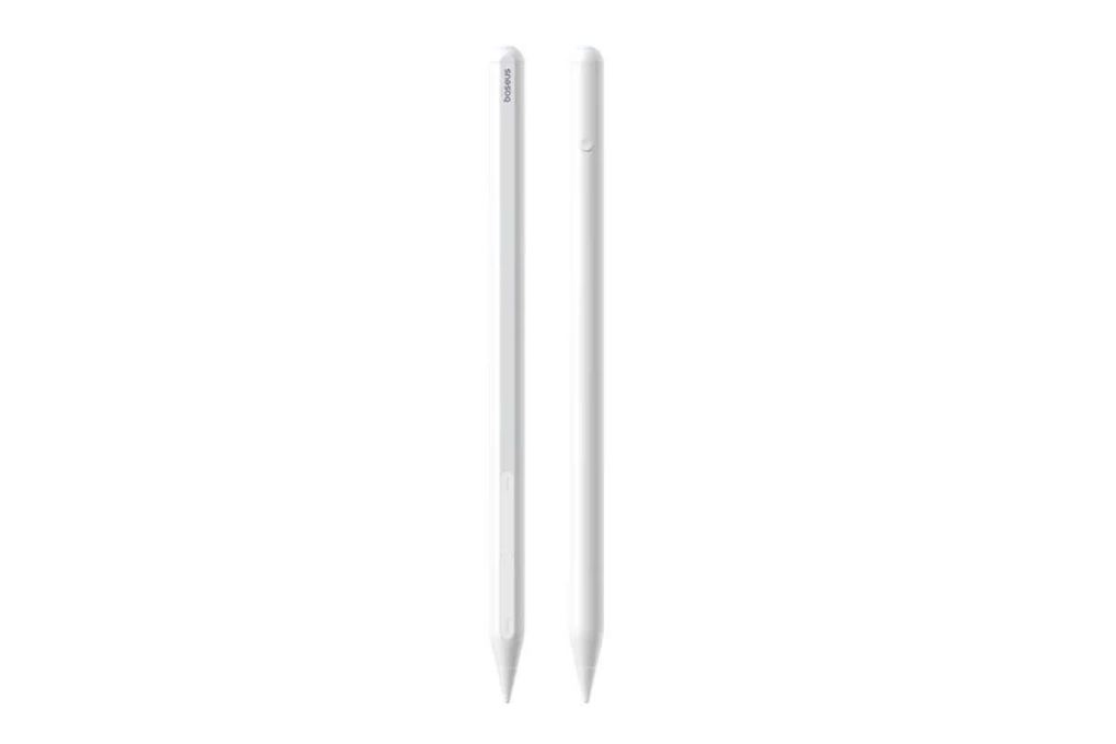 Bút cảm ứng Baseus Smooth Writing PS3 Pro 360° Touch Operation Wired Charging Stylus Moon White BS-PS054 Màu Trắng